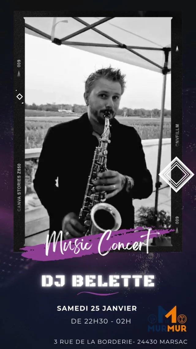 🎷 Surprise au Murmur pour l’Anniversaire du Boss – Avec V-Sax ! 🎉🔥

Ce samedi 25 janvier, prépare-toi à une soirée exceptionnelle ! 🥳 Pour l’anniversaire du Boss, une surprise de taille t’attend : l’incroyable V-Sax en live pour enflammer la nuit ! 🎶🎷

Ambiance festive, musique envoûtante et moments inoubliables… Ne manque pas cet événement unique !

📍 Le Murmur – Marsac

Tague tes amis et viens vibrer avec nous ! 🔥

🥂 #AnniversaireDuBoss #LeMurmurMarsac #VSaxLive #Dordogne #perigueuxmaville #djbelette #MarsacsurLisle